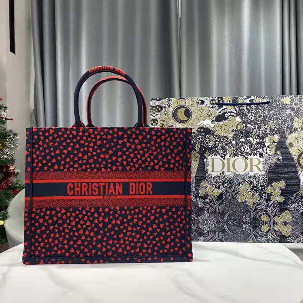 Túi Small Dior Book Tote xanh dương 26cm best quality Ruby Luxury #24 Túi Small Dior Book Tote xanh dương 26cm best quality Ruby Luxury